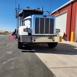 american ez mount replacement flag mounted on a power unit