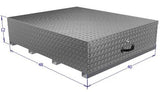 Dimensions of Aluminum tool box 40" wide and 48" deep