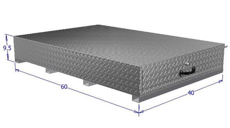 large pull out tool box for truck beds dimensions