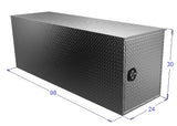 30" Tall Cross over box with dimensions for commercial trucks
