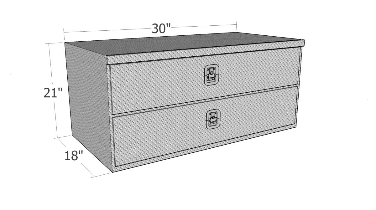 HD Under Body with Top Drawer and Bottom Compartment