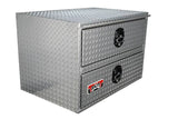 2 Drawer Metal Tool Box with 100 lb capable drawers
