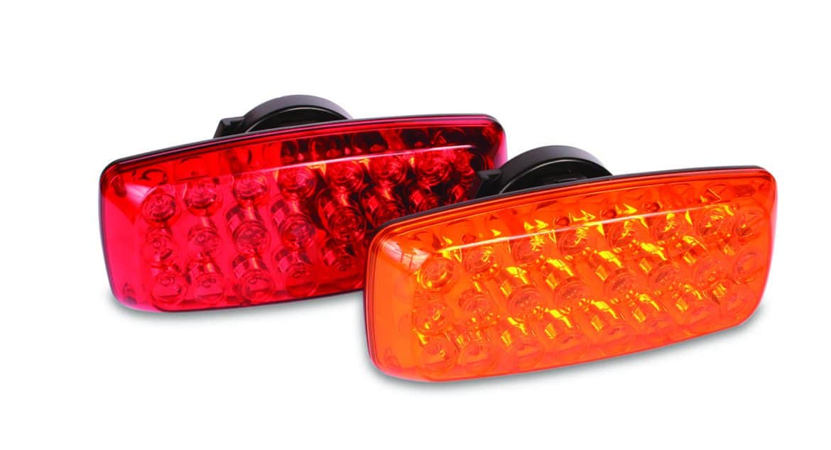 Amber or Red -  24 LED Light, Battery Powered, Magnetic