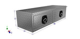 48" wide toolbox for commercial and work trucks with two drawers