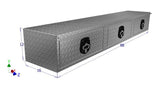 Long 88 inch truck bed with 3 drawers dimensions