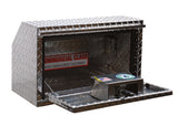 Commerical class Tool Box with cables to hold doors up when open
