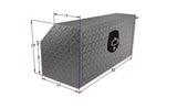 Brute Tool Box made from Aluminum with a door with dimensions