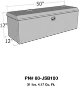Dimensions of Aluminum Tool Box by Brute