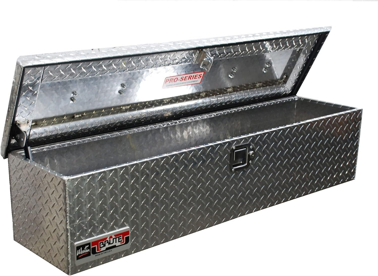 Open Lid of Brute tool box Pro Series