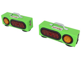 Green Wireless AG Lights for farm equipment hauling