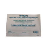 Vehicle Inspection Report - Deluxe Triplicate Copy Book