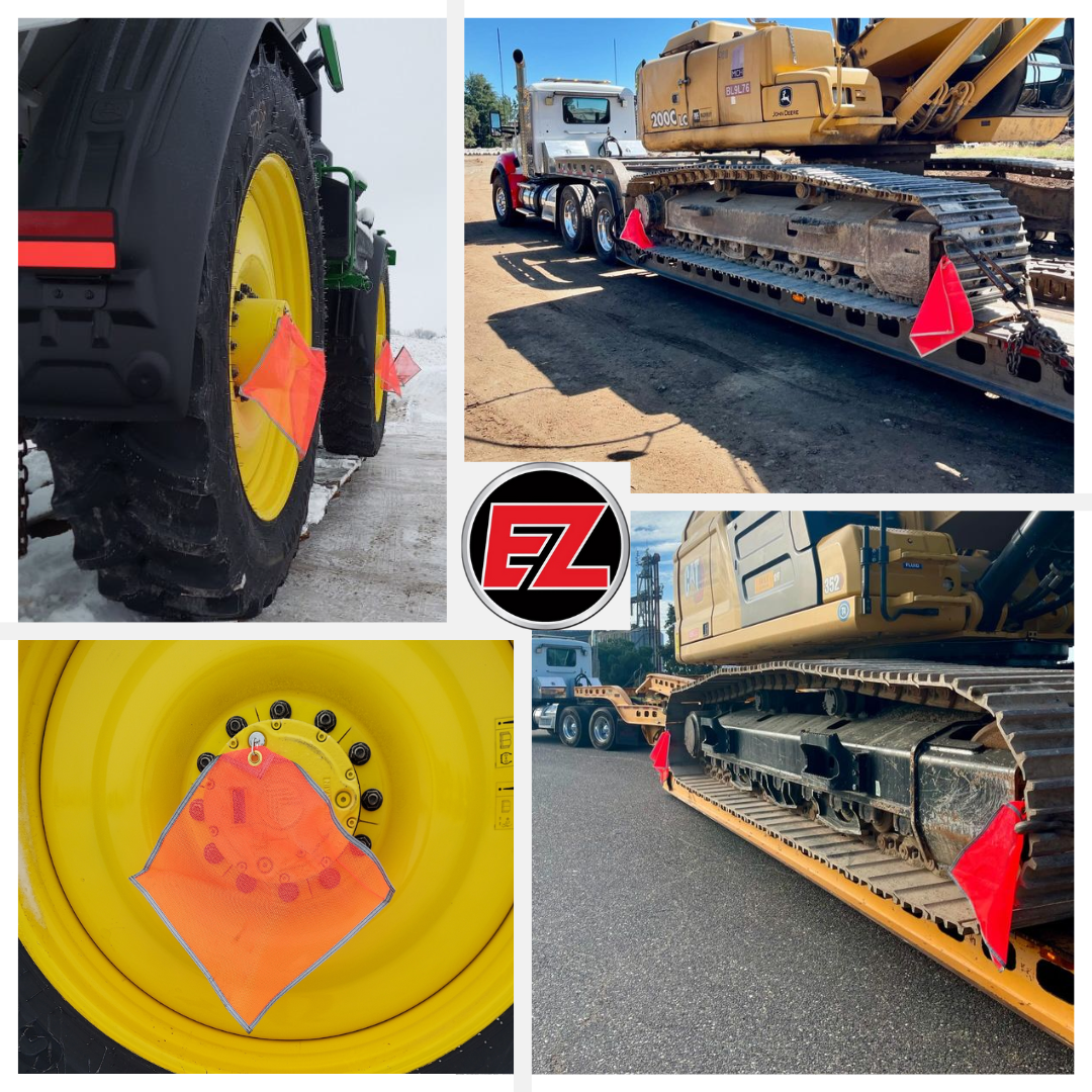 max duty flag mags on heavy equipment