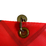 close of flag mag with quick link on a max duty truck safety flag