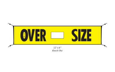 Knock Out Oversize Mesh banner with bungees