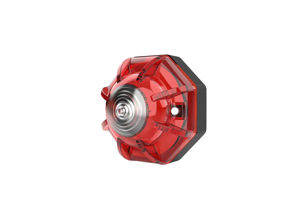 Amber / White, Red /White LED Magnetic Flasher Octagon shape
