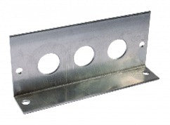 Black Steel Mounting Brackets for 2", 2.5" Round Lights, 4" Round - 1 Hole, 6.5" Oval - 1 Hole, 7 Blade Plug Socket, Din Pole Beacon, STRL Lights and CPL1 Lights