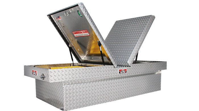 Brute tool crossover tool box with Gull Wing configuration