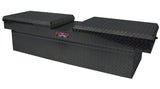 Black Gull Wing Brute toolbox on a white background for commercial vehicles