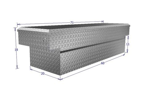 standard aluminum diamond tread plating for work trucks