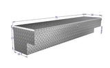 70" LoSider side rail box for work trucks and commercial trucks