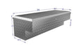 Small 34" LoSider Side Rail Tool Box for WOrk and Commercial trucks