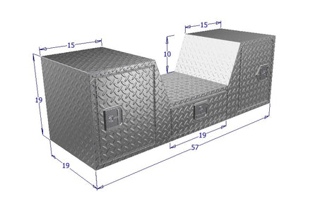 Dimensions of Goose Neck tool box 