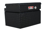 black powder coated trailer tongue tool box