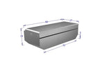 dimensions of commercial class chest