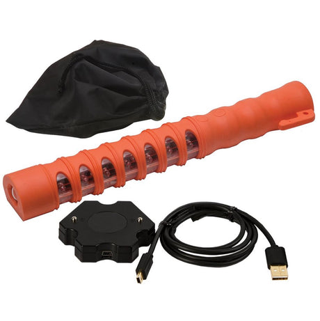 Orange Baton Roadside LED Flare