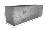 Drawing of 60" wide High Capacity Tool Box with a large bottom door