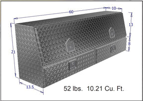 large metal toolbox for tools and trucks secure