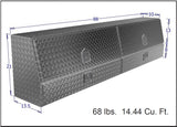 Large Metal tool box for commercial trucks topsider contractor
