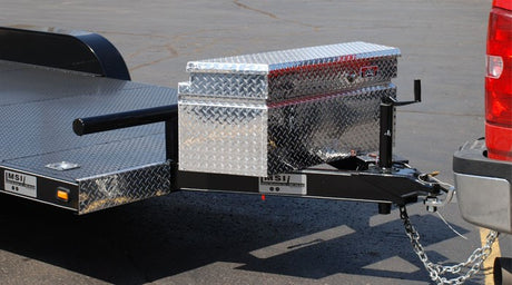 trailer tongue tool box for flat bed trailers or horse trailers Secure storage