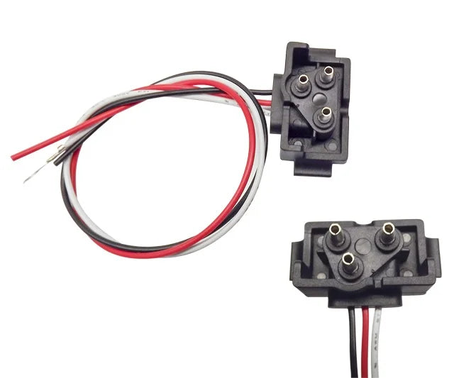 Double Contact Connector Plug for 2" & 2.5" Lamps, Triple Contact Connector Plug for 4" & 6, Triple Contact Connector Plug for 4" & 6.5" Lamps, Straight.5" Lamps,