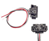 Double Contact Connector Plug for 2" & 2.5" Lamps, Triple Contact Connector Plug for 4" & 6, Triple Contact Connector Plug for 4" & 6.5" Lamps, Straight.5" Lamps,