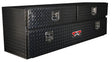 black powder coated tool box with drawers and doors large size