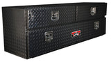 black powder coated tool box with drawers and doors large size