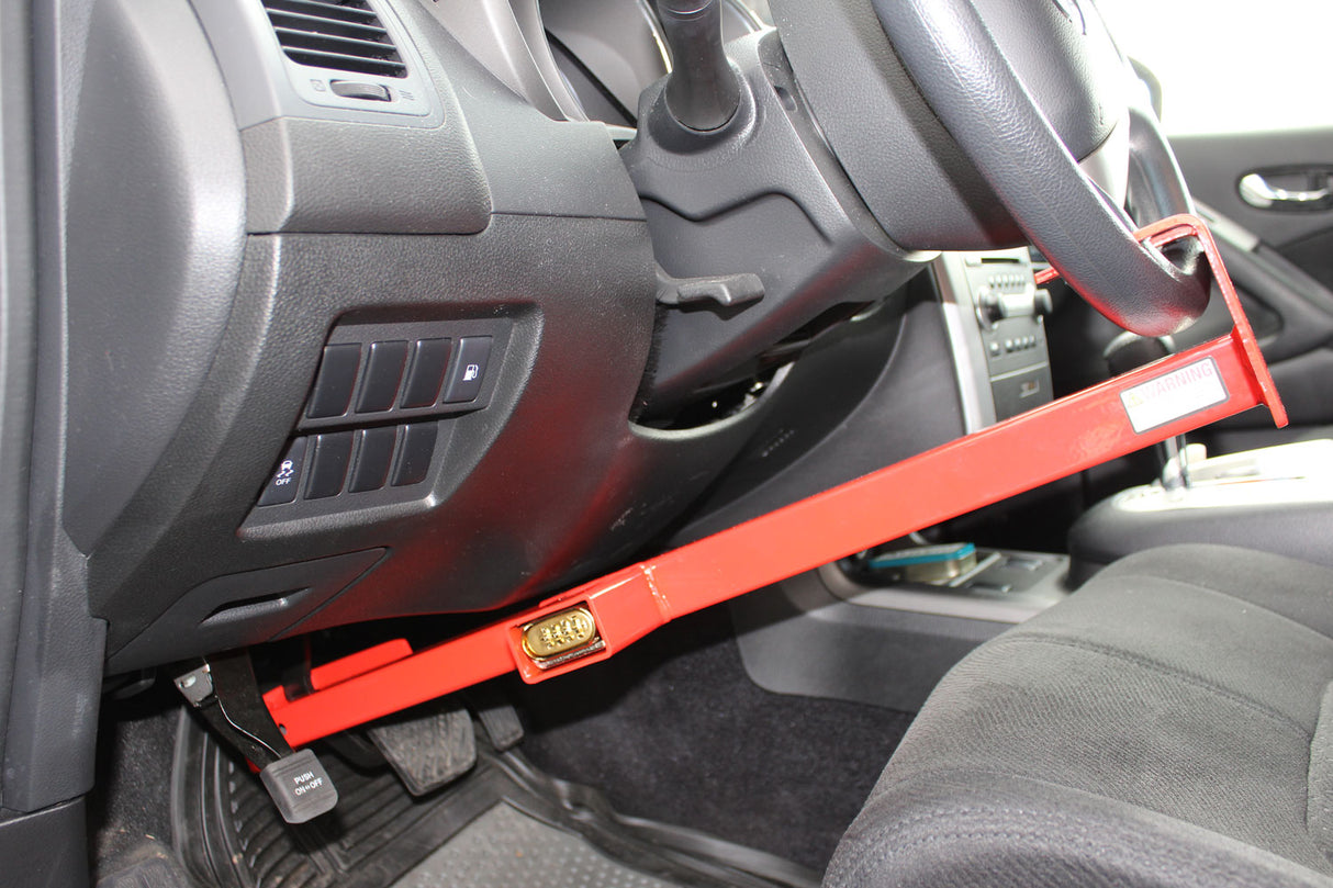 Wheel to Pedal Lock Combo in use