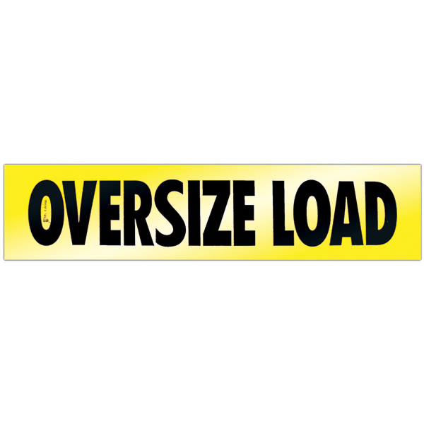 Aluminum Oversize Load Sign: Durable and Bright - EZ Truck Store