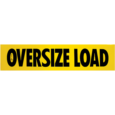 18 X 84 Oversize Load Decal without reflective coating
