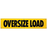 Vinyl Two Sided Oversize Load/Wide Load Banner with Grommets 18 Inch x 84 Inch