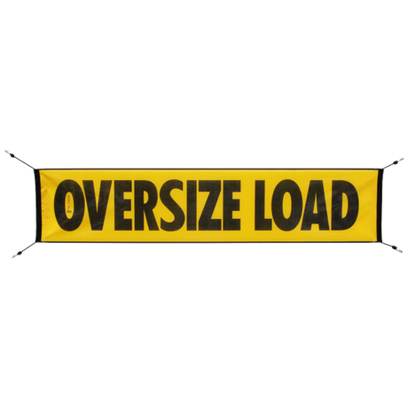 Mesh Oversize Load Banner with Bungee 18X84