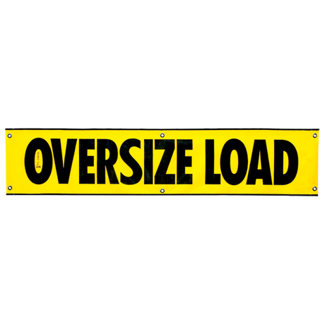 Reflective Oversize Load Wtih Grommets