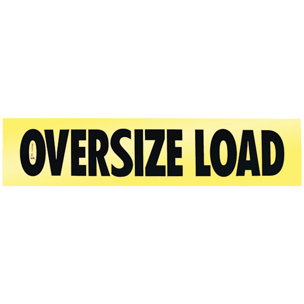 Reflective Wood Oversize Load Sign 18X84