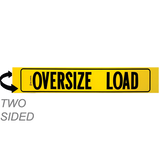 Two-Sided Aluminum Oversize Load Sign with Border
