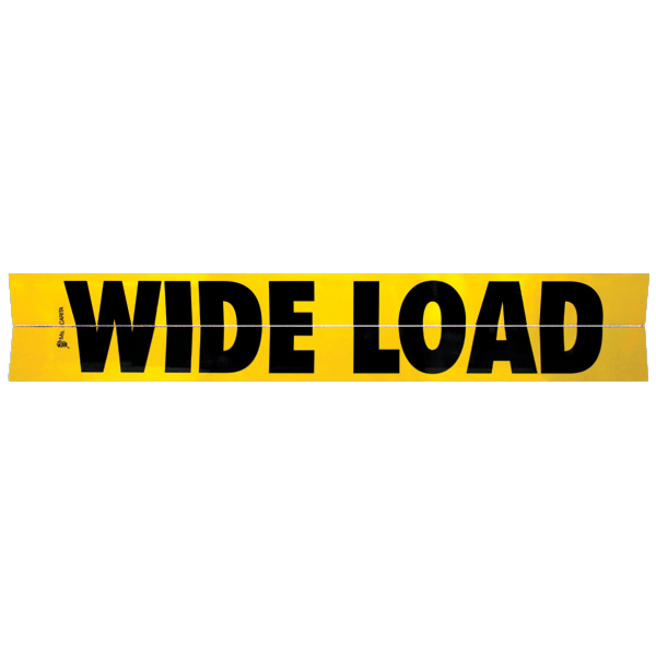 Aluminum Hinged Wide Load Sign 12 Inch x 72 Inch - EZ Truck Store