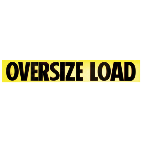 12X72 Reflective Aluminum Oversize Load Sign