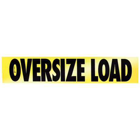 12X60 Reflective Aluminum Oversize Load Sign