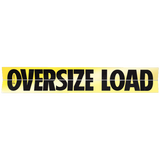 Reflective 12 X 72 Hinged Aluminum Oversize Load Sign