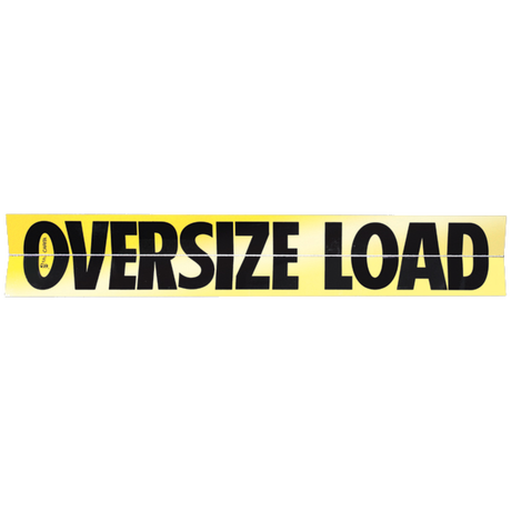 Reflective 12 X 72 Hinged Aluminum Oversize Load Sign